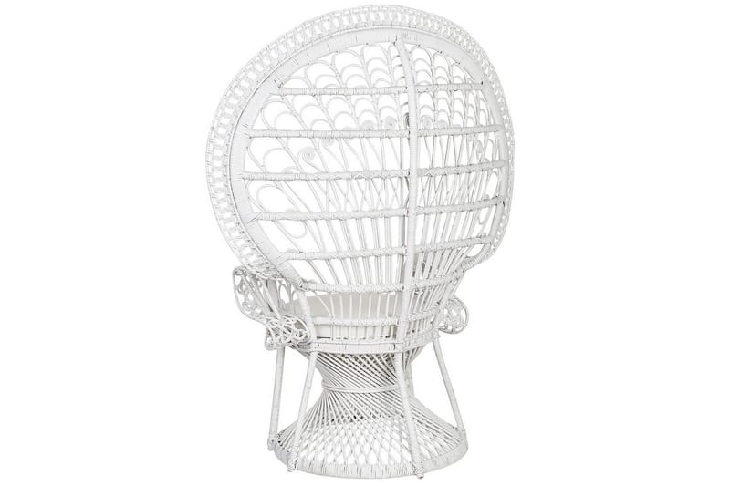 Påfågelstol Emmanuelle - Vit - Utemöbler & utemiljö - Utestol & trädgårdsstol - Utefåtölj & loungefåtölj