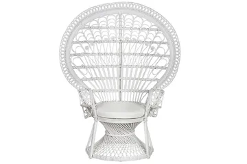 Påfågelstol Emmanuelle - Vit - Utemöbler & utemiljö - Utestol & trädgårdsstol - Utefåtölj & loungefåtölj