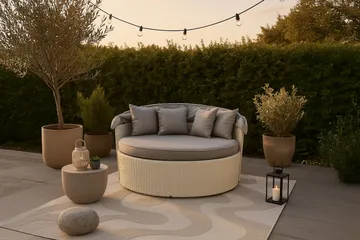 Padova Solsäng - Vit - Utemöbler & utemiljö - Loungemöbler - Solbädd