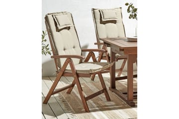 Paolo Positionsstol - Mörkbrun/Beige - Utemöbler & utemiljö - Utestol & trädgårdsstol - Positionsstol