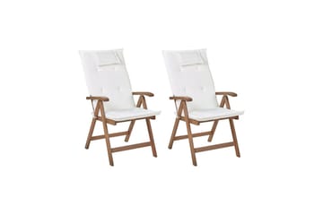 Paolo Positionsstol - Mörkbrun/Vit - Utemöbler & utemiljö - Utestol & trädgårdsstol - Positionsstol