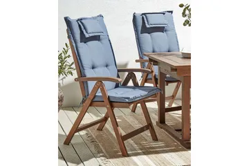 Paolo Positionsstol - Blå/Mörkbrun - Utemöbler & utemiljö - Utestol & trädgårdsstol - Positionsstol