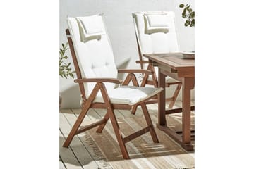 Paolo Positionsstol - Mörkbrun/Vit - Utemöbler & utemiljö - Utestol & trädgårdsstol - Positionsstol