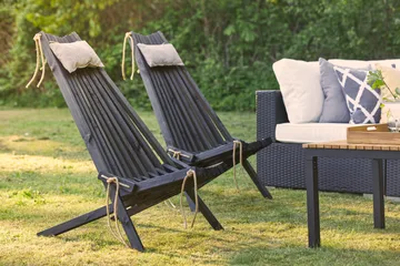 Park Solstol 2 st - Svart - Utemöbler & utemiljö - Loungemöbler - Loungestol utomhus