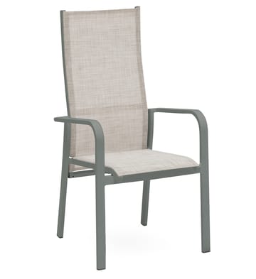 Positionsfåtölj Hillerstorp Hånger - Grågrön - Utemöbler & utemiljö - Utestol & trädgårdsstol - Positionsstol