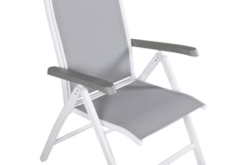 Albany Positionsstol - Grå/Vit - Utemöbler & utemiljö - Utestol & trädgårdsstol - Positionsstol