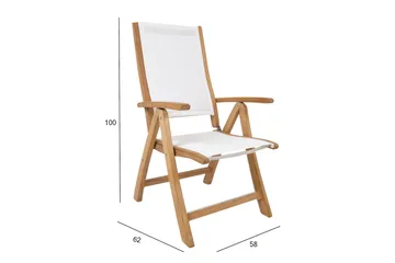 Bali Stol Vit - Utemöbler & utemiljö - Utestol & trädgårdsstol - Positionsstol