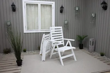 Grevie Positionsstol - Vit - Utemöbler & utemiljö - Utestol & trädgårdsstol - Positionsstol