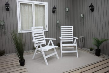 Grevie Positionsstol - Vit - Utemöbler & utemiljö - Utestol & trädgårdsstol - Positionsstol