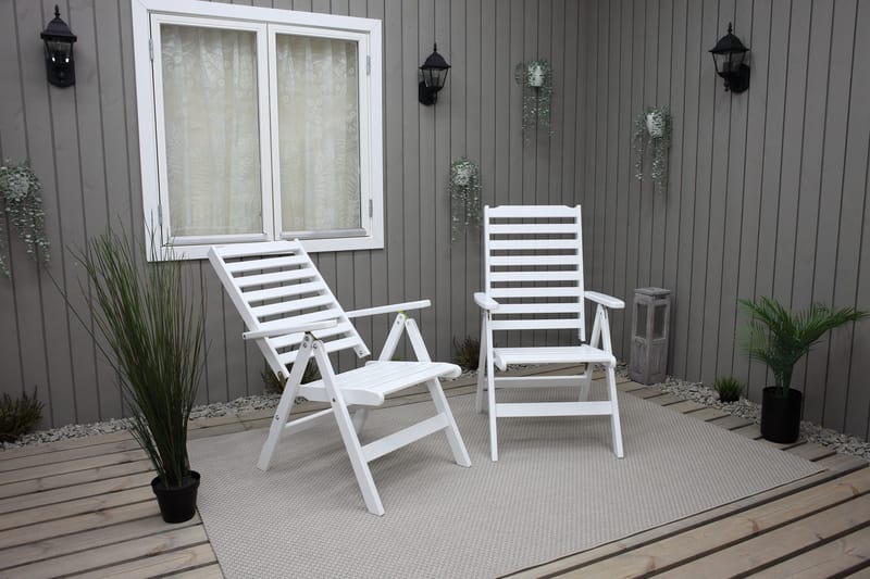 Grevie Positionsstol - Vit - Utemöbler & utemiljö - Utestol & trädgårdsstol - Positionsstol