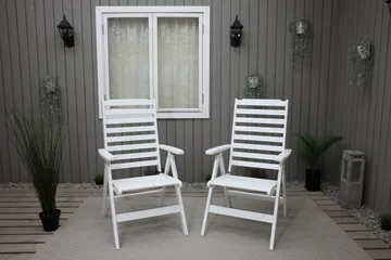 Grevie Positionsstol - Vit - Utemöbler & utemiljö - Utestol & trädgårdsstol - Positionsstol