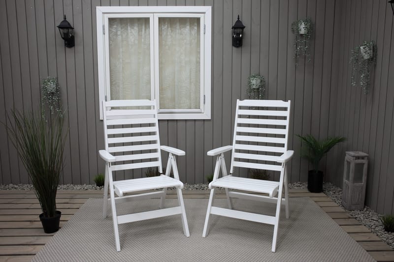 Grevie Positionsstol - Vit - Utemöbler & utemiljö - Utestol & trädgårdsstol - Positionsstol