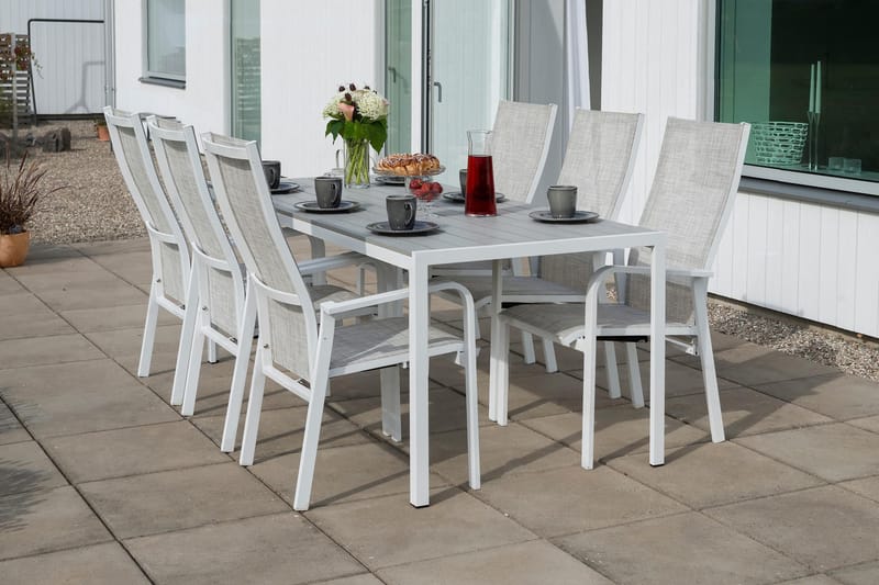 Hillerstorp Hånger Positionsstol 57x64 cm - Vit - Utemöbler & utemiljö - Utestol & trädgårdsstol - Positionsstol