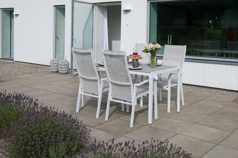 Hillerstorp Hånger Positionsstol 57x64 cm - Vit - Utemöbler & utemiljö - Utestol & trädgårdsstol - Positionsstol