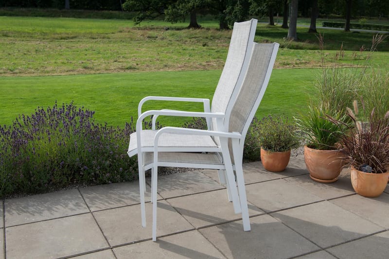 Hillerstorp Hånger Positionsstol 57x64 cm - Vit - Utemöbler & utemiljö - Utestol & trädgårdsstol - Positionsstol