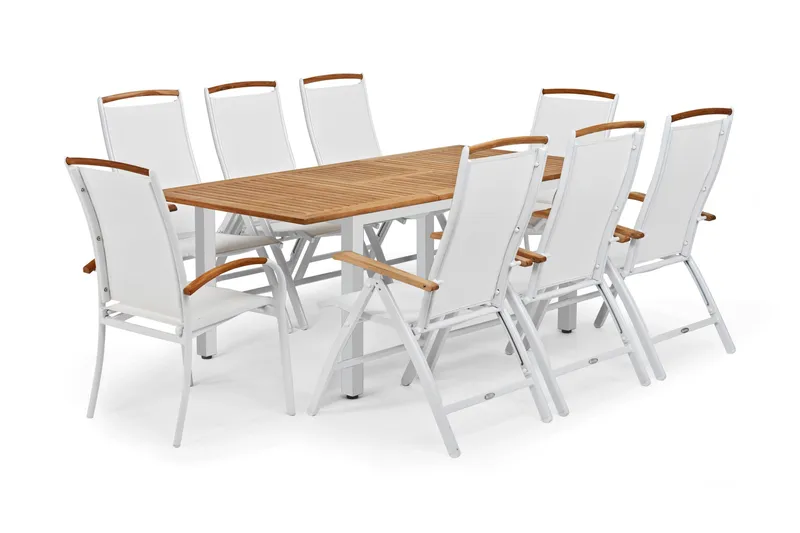 Hillerstorp Nydala Positionsstol - Vit - Utemöbler & utemiljö - Utestol & trädgårdsstol - Positionsstol