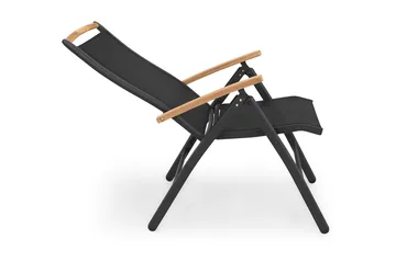 Las Vegas Positionsstol - Svart/natur - Utemöbler & utemiljö - Utestol & trädgårdsstol - Positionsstol