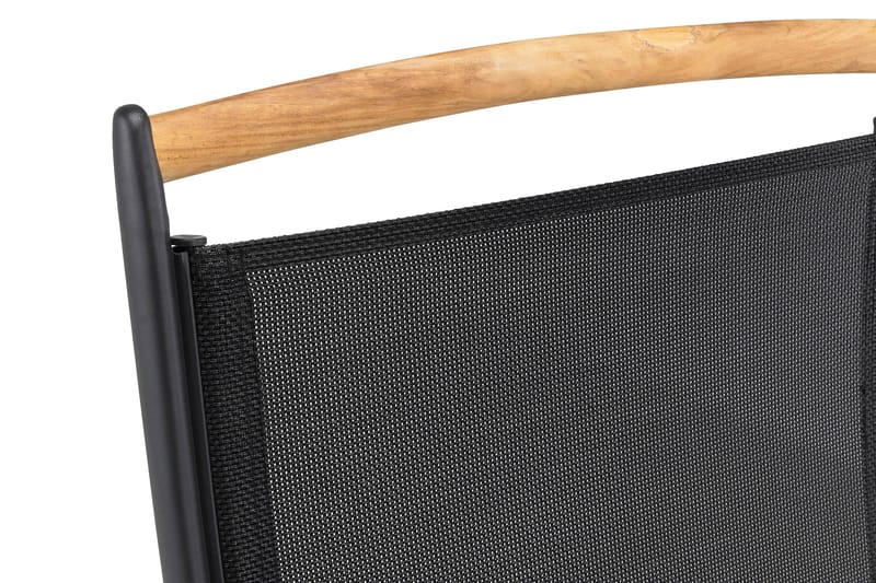 Las Vegas Positionsstol - Svart/natur - Utemöbler & utemiljö - Utestol & trädgårdsstol - Positionsstol