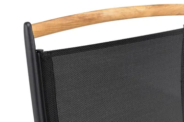 Las Vegas Positionsstol - Svart/natur - Utemöbler & utemiljö - Utestol & trädgårdsstol - Positionsstol