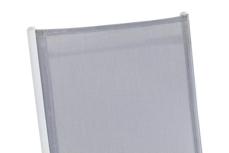 Maggie Fällbar Positionsstol utomhus i aluminium - Vit/grå - Utemöbler & utemiljö - Utestol & trädgårdsstol - Positionsstol