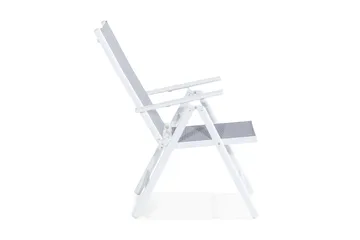 Maggie Positionsstol - Vit/grå - Utemöbler & utemiljö - Utestol & trädgårdsstol - Positionsstol