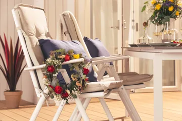 Maggie Positionsstol Utomhus - Vit/grå - Utemöbler & utemiljö - Utestol & trädgårdsstol - Positionsstol