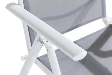 Maggie Positionsstol Utomhus - Vit/grå - Utemöbler & utemiljö - Utestol & trädgårdsstol - Positionsstol