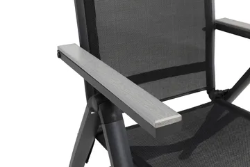 Monaco Light Positionsstol - Svart/grå - Utemöbler & utemiljö - Utestol & trädgårdsstol - Positionsstol