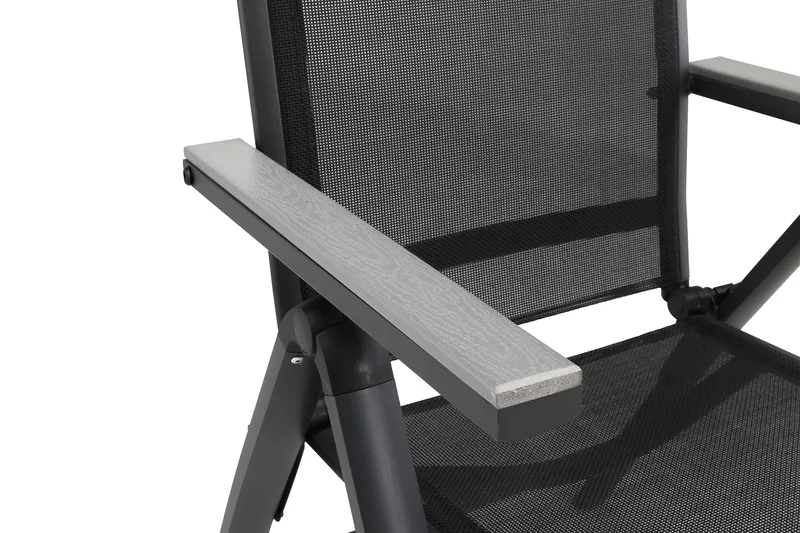 Monaco Light Positionsstol - Svart/grå - Utemöbler & utemiljö - Utestol & trädgårdsstol - Positionsstol