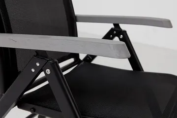 Monaco Positionsstol - Svart/grå - Utemöbler & utemiljö - Utestol & trädgårdsstol - Positionsstol