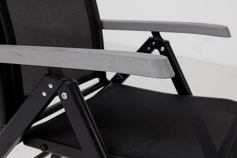 Monaco Positionsstol - Svart/grå - Utemöbler & utemiljö - Utestol & trädgårdsstol - Positionsstol