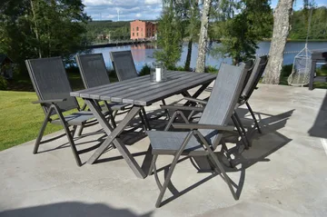 Solana Positionsstol - Grå - Utemöbler & utemiljö - Utestol & trädgårdsstol - Positionsstol