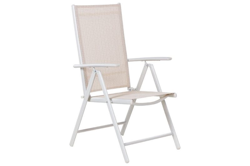 Positionsstol Villacarillo - Beige/Vit - Utemöbler & utemiljö - Utestol & trädgårdsstol - Positionsstol