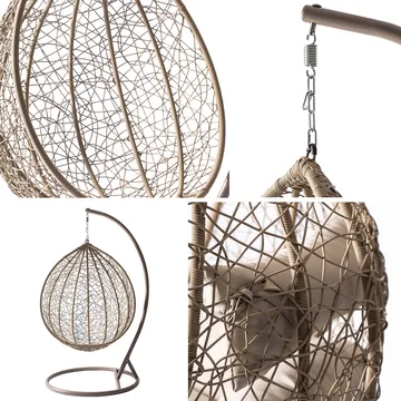Raska Hängstol utomhus - beige - Utemöbler & utemiljö - Utestol & trädgårdsstol - Hängfåtölj & hängstol utomhus