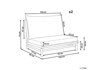 Rosthern Utefåtölj - Ljusbrun/Beige - Utemöbler & utemiljö - Utestol & trädgårdsstol - Utefåtölj & loungefåtölj