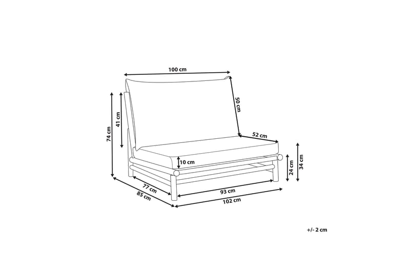 Rosthern Utefåtölj - Ljusbrun/Beige - Utemöbler & utemiljö - Utestol & trädgårdsstol - Utefåtölj & loungefåtölj