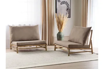 Rosthern Utefåtölj - Ljusbrun/Beige - Utemöbler & utemiljö - Utestol & trädgårdsstol - Utefåtölj & loungefåtölj