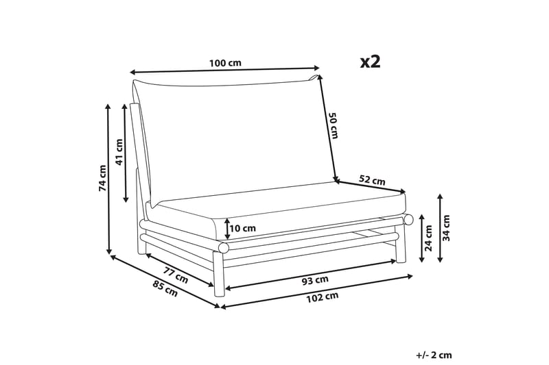 Rosthern Utefåtölj - Ljusbrun/Vit - Utemöbler & utemiljö - Utestol & trädgårdsstol - Utefåtölj & loungefåtölj