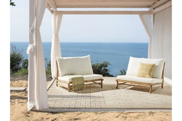 Rosthern Utefåtölj - Ljusbrun/Vit - Utemöbler & utemiljö - Utestol & trädgårdsstol - Utefåtölj & loungefåtölj