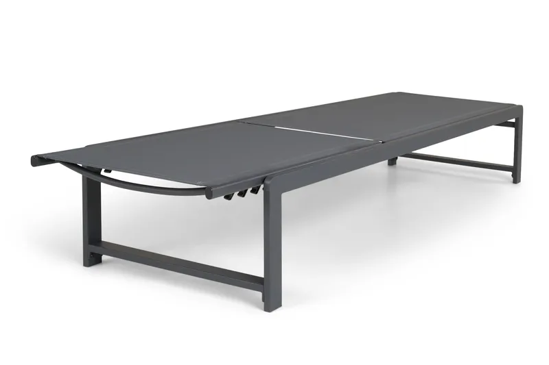 Sanna Solsäng Med Justerbart Ryggstöd - Svart - Utemöbler & utemiljö - Utestol & trädgårdsstol - Solsäng & solvagn