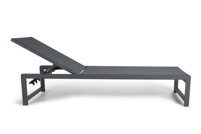 Sanna Solsäng Med Justerbart Ryggstöd - Svart - Utemöbler & utemiljö - Utestol & trädgårdsstol - Solsäng & solvagn