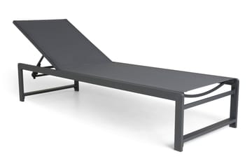 Sanna Solsäng Med Justerbart Ryggstöd - Svart - Utemöbler & utemiljö - Utestol & trädgårdsstol - Solsäng & solvagn