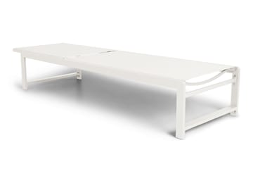 Sanna Solsäng Med Justerbart Ryggstöd - Vit - Utemöbler & utemiljö - Utestol & trädgårdsstol - Solsäng & solvagn