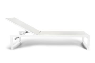 Sanna Solsäng Med Justerbart Ryggstöd - Vit - Utemöbler & utemiljö - Utestol & trädgårdsstol - Solsäng & solvagn