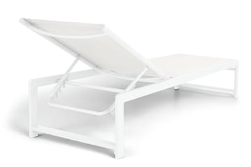 Sanna Solsäng Med Justerbart Ryggstöd - Vit - Utemöbler & utemiljö - Utestol & trädgårdsstol - Solsäng & solvagn