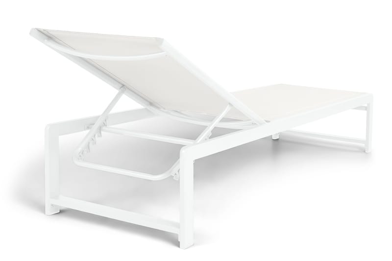 Sanna Solsäng Med Justerbart Ryggstöd - Vit - Utemöbler & utemiljö - Utestol & trädgårdsstol - Solsäng & solvagn