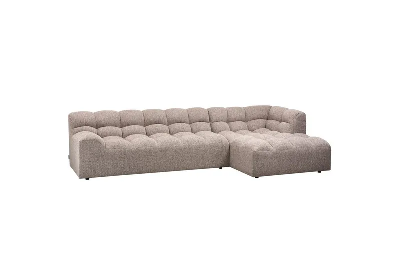 Schäslong Allure, Vävd brun melange, Right