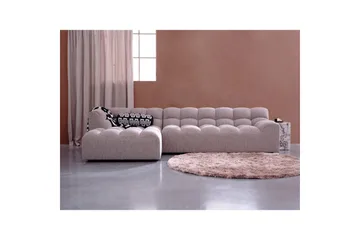 Schäslong Allure - Vävd brun melange, Vänster - Möbler - Soffa - Hörnsoffa