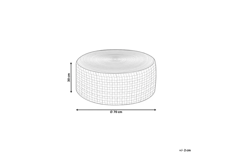 Sittpuff Mithi Beige - Beige - Utemöbler & utemiljö - Utestol & trädgårdsstol - Sittsäckar utomhus
