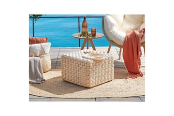 Sittpuff Nalli Beige - Beige - Utemöbler & utemiljö - Utestol & trädgårdsstol - Sittsäckar utomhus